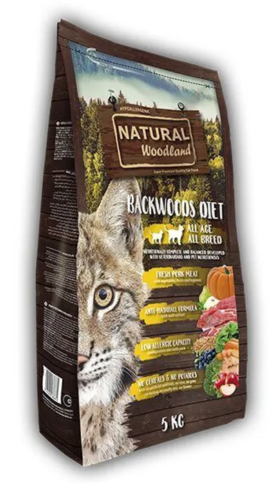 Hauptbild des Produkts Natural Woodland Backwoods Diet Cat & Kitten /vepřové/5 kg