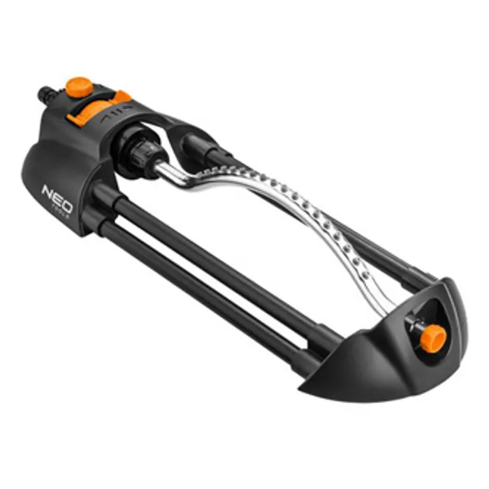 Hauptbild des Produkts NEO TOOLS oscilační postřikovač, 18 trysek pro plochu až 14x19m, 1/2" i 3/4", oranžovo-če