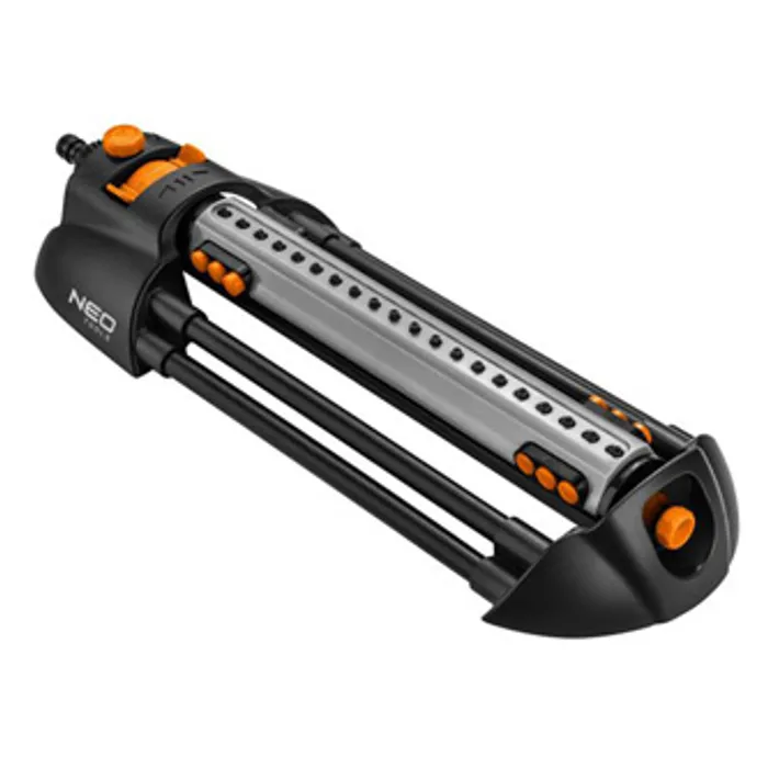 Hauptbild des Produkts NEO TOOLS oscilační postřikovač, 20 trysek pro plochu až 16x20m, 1/2" i 3/4", oranžovo-če