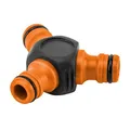 NEO TOOLS Y-Typ-Verlängerungskupplung, Kunststoff, orange-schwarz, 15-744