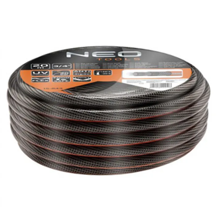 Hauptbild des Produkts NEO TOOLS zahradní hadice NEO PRO - 6 vrstev, 20m, 3/4", 30bar, oranžovo-černá, 15-843