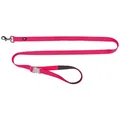 Weiteres Produktbild Neonleine mit leuchtendem Karabiner S-L 1,2-1,8m/25mm rosa - AUSVERKAUF