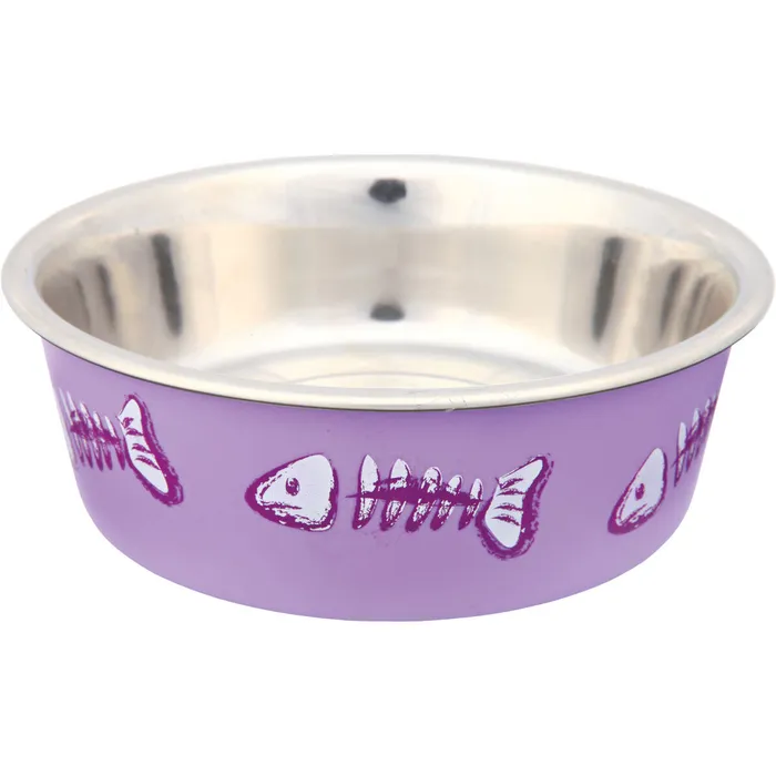 Hauptbild des Produkts Nerez miska pro kočky s barevným potiskem 0,3 l/12 cm