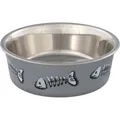Weiteres Produktbild Katzennapf aus Edelstahl mit Farbdruck 0,3 l/12 cm