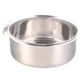 Futterspender aus Edelstahl mit festem Käfighalter 900 ml/14 cm TRIXIE
