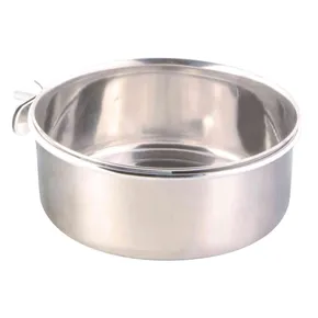 Futterspender aus Edelstahl mit festem Käfighalter 900 ml/14 cm TRIXIE