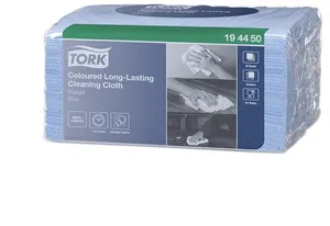 Netkaná textílie Tork Premium ve skládané verzi - modrá [40 ks]