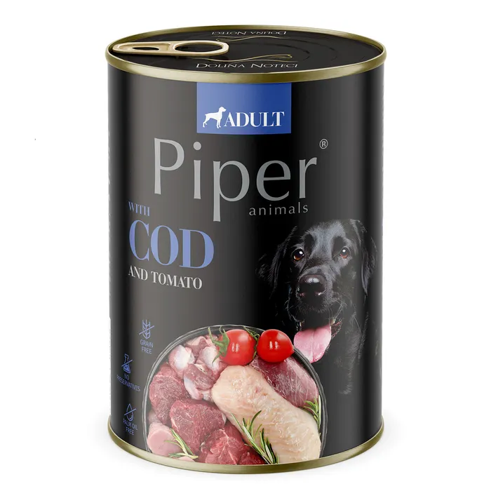 Hauptbild des Produkts NEW PIPER s treskou a rajčaty, konzerva pro psy 400 g