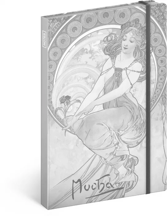 Hauptbild des Produkts Notes Alfons Mucha – Malířství, linkovaný, 13 × 21 cm
