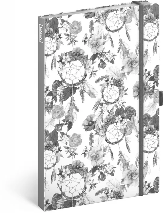 Hauptbild des Produkts Notes Lapač snů růžový, linkovaný, 13 × 21 cm