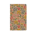 Notes liniert - A5 - Kraftpapier - Blumen