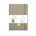 Luxi Line Notizbuch - A5 - laminiert - Mokka