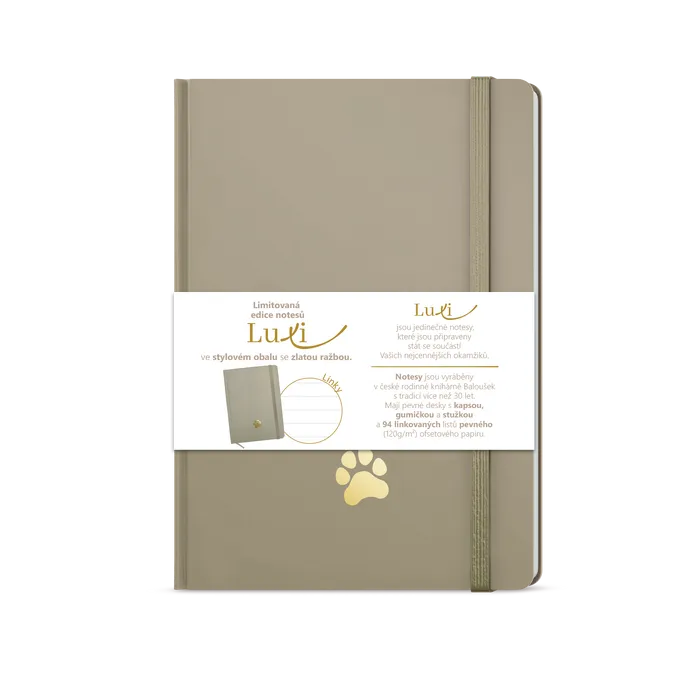 Hauptbild des Produkts Notes Luxi linky - A5 - lamino - moka
