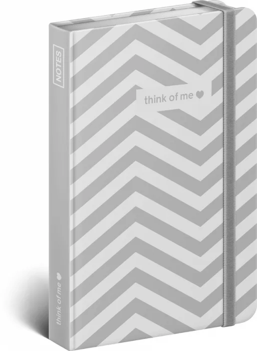 Hauptbild des Produkts Notes Think of me, linkovaný, 11 × 16 cm