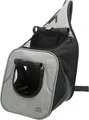 Nylonrucksack SAVINA Känguru 30x26x33cm schwarz-grau (max. 10kg)
