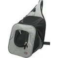 Nylonrucksack SAVINA Känguru 30x26x33cm schwarz-grau (max. 10kg)