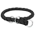 CAVO rundes Nylonhalsband – schwarz M: 39–45 cm/12 mm