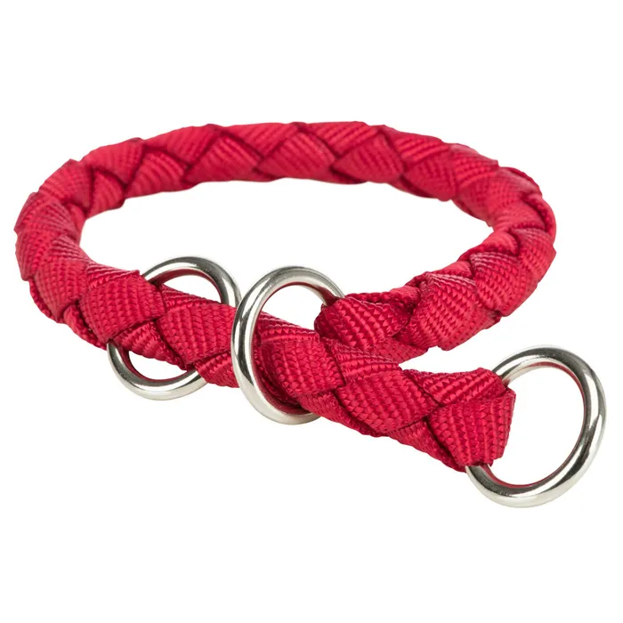 Hauptbild des Produkts Nylonový obojek kulatý CAVO - červená M-L:43-51cm/18mm