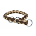 Weiteres Produktbild Rundes Nylonhalsband CAVO - braun/beige SALE S: 25-31cm/12mm