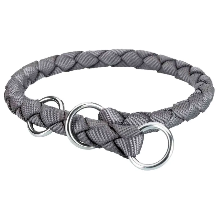 Hauptbild des Produkts Nylonový obojek kulatý CAVO (S) 25-31 cm/12 mm, grafit - DOPRODEJ S:30-36cm/12mm