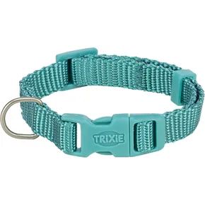 Nylonhalsband PREMIUM, aquaS:25-40cm/15mm