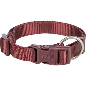 Nylonhalsband PREMIUM, Sangria S: 25-40 cm / 15 mm