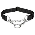 Weiteres Produktbild Halbeinziehbares Halsband aus Nylon PREMIUM – schwarz S-M: 30–40 cm/15 mm