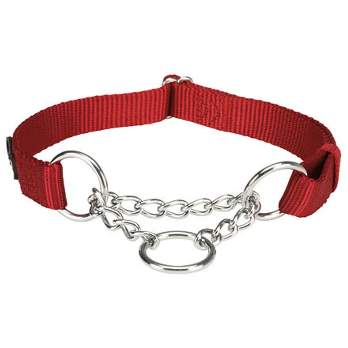 Hauptbild des Produkts Nylonový polostahovací obojek PREMIUM - červená L-XL:45-70cm/25mm
