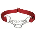 Weiteres Produktbild Halbeinziehbares Halsband aus Nylon PREMIUM – rot M-L: 35–50 cm/20 mm