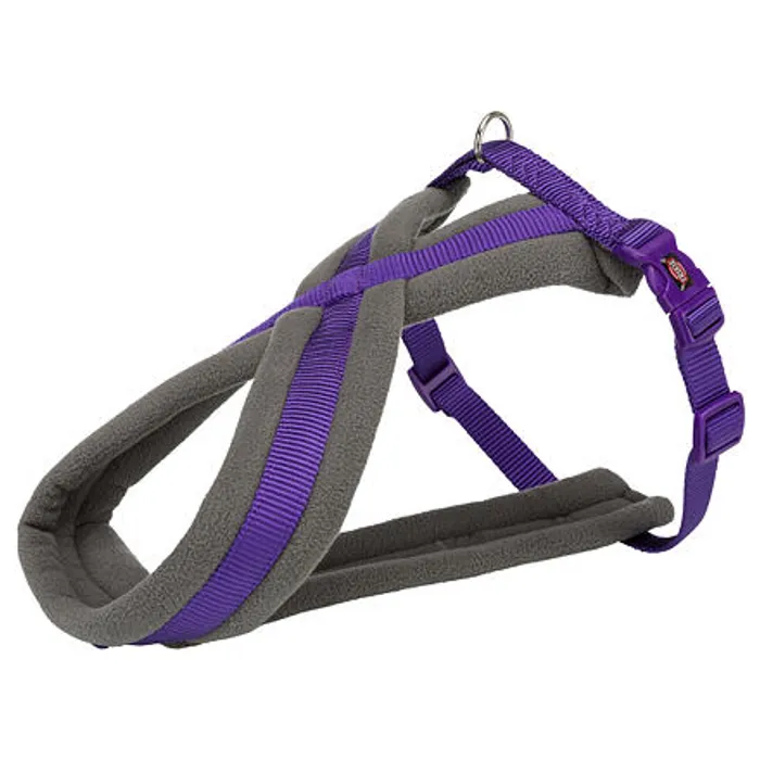 Hauptbild des Produkts Nylonový postroj PREMIUM podšitý - fialový L-XL:hruď:70-110cm/25mm