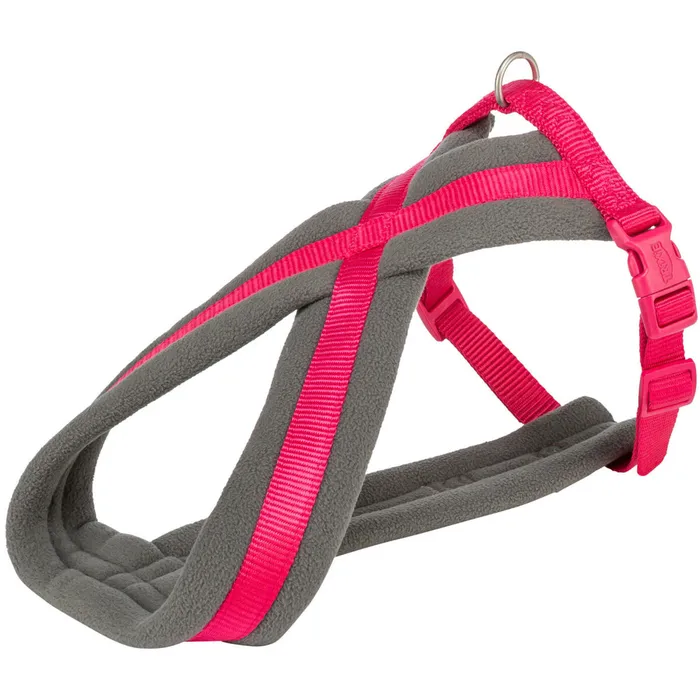 Hauptbild des Produkts Nylonový postroj PREMIUM podšitý - fuchsie L:hruď:60-100cm/25mm