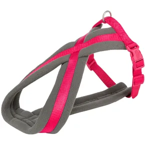 Nylongeschirr PREMIUM gefüttert – Fuchsia M-L: Brustumfang: 50–90 cm/25 mm