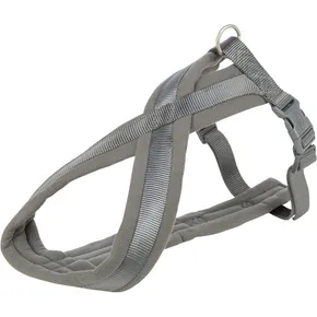 Nylongeschirr PREMIUM gefüttert – Graphit L: Brustumfang: 60–100 cm/25 mm