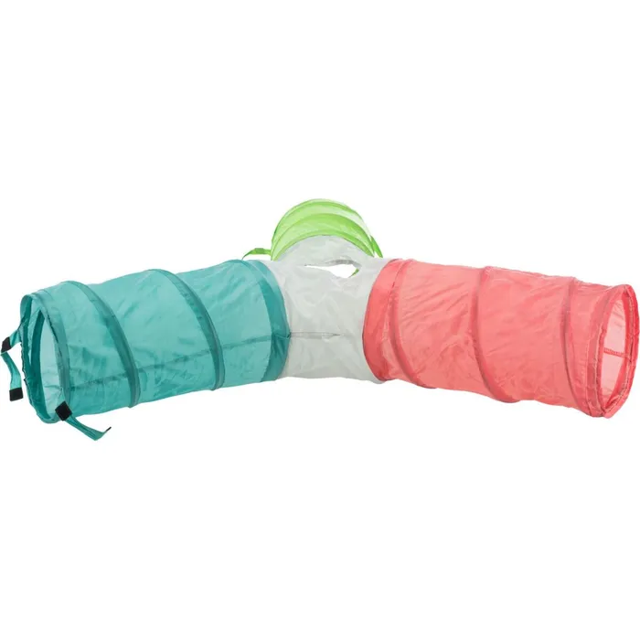 Hauptbild des Produkts Nylonový troj- tunel pro králíky, různé barvy 3 × o 18 × 47 cm