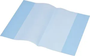 Notizbuchhülle, blau, A5, PP, SCHARNIER KUNSTSTOFF [10 Stück]
