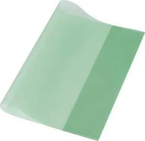Notizbuchhülle, grün, A4, PP, SCHARNIER KUNSTSTOFF [10 Stück]