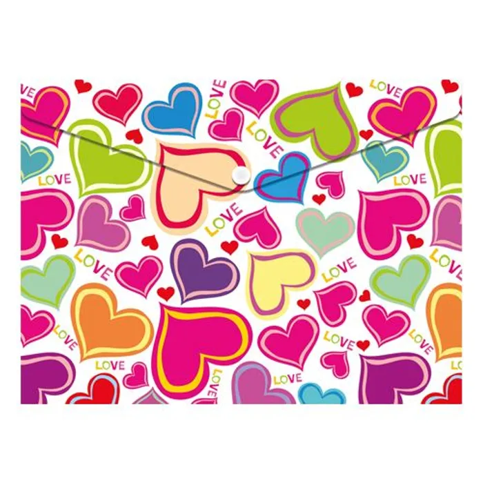Hauptbild des Produkts Obal PP s patentkou A4, Love Hearts