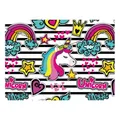 PP-Verpackung mit Reißverschluss A4, Magic Unicorn