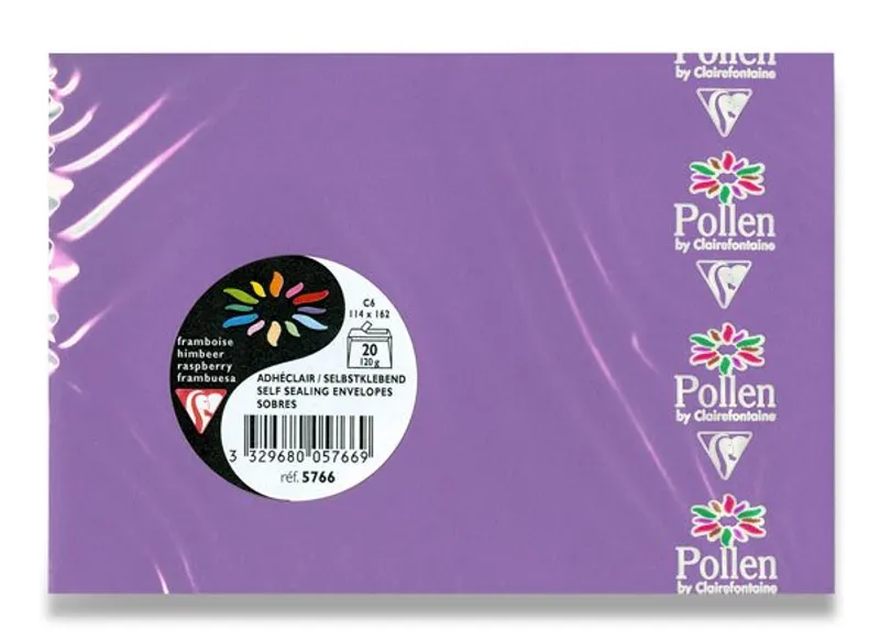 Hauptbild des Produkts Obálka Clairefontaine, C6, fialová, 20 ks