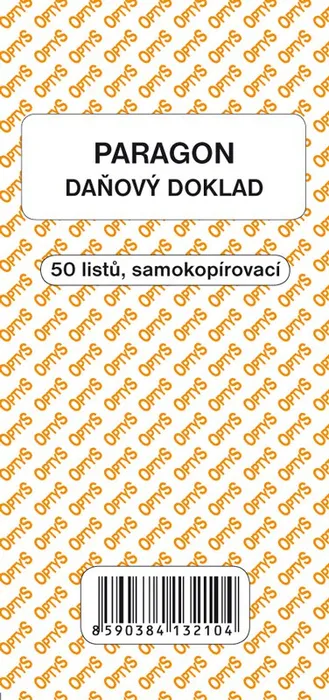 Hauptbild des Produkts Obchodní paragon, samopropisovací, 50 listů 1321