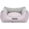 Weiteres Produktbild LONA Rechteckbett, rosa/grau 80 x 60 cm