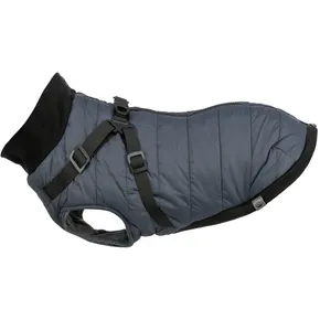 PONTIS-Anzug - Weste mit Geschirr, blau XS: 27 cm, Brust: 42-46 cm, Hals: 32 cm