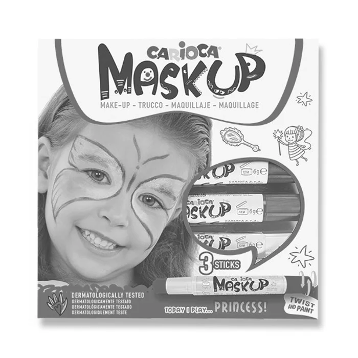 Hauptbild des Produkts Obličejové barvy Carioca Mask Up Princess 3 barvy