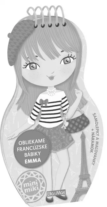 Hauptbild des Produkts Obliekame francúzske bábiky EMMA – Maľovanky