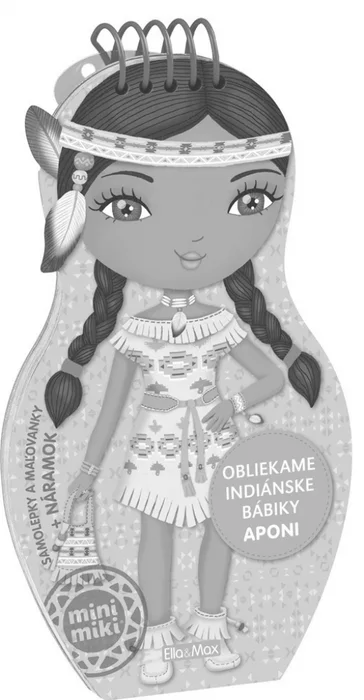 Hauptbild des Produkts Obliekame indiánske bábiky APONI – Maľovanky