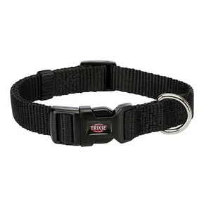 Halsband PREMIUM - schwarz S: 25-40cm/15mm