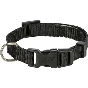 Halsband PREMIUM - schwarz XS-S: 22-35/10mm