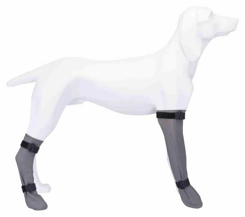 Hauptbild des Produkts Ochranná silikonová ponožka, šedá XL: 12 cm/45 cm, např. německý ovčák