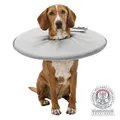 Schützender Softkragen „Scheibe“, M: 38-42 cm/21,5 cm, Polyester/Schaum, grau