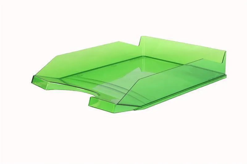 Hauptbild des Produkts Odkladač, transparentní, zelený, plastový, VICTORIA